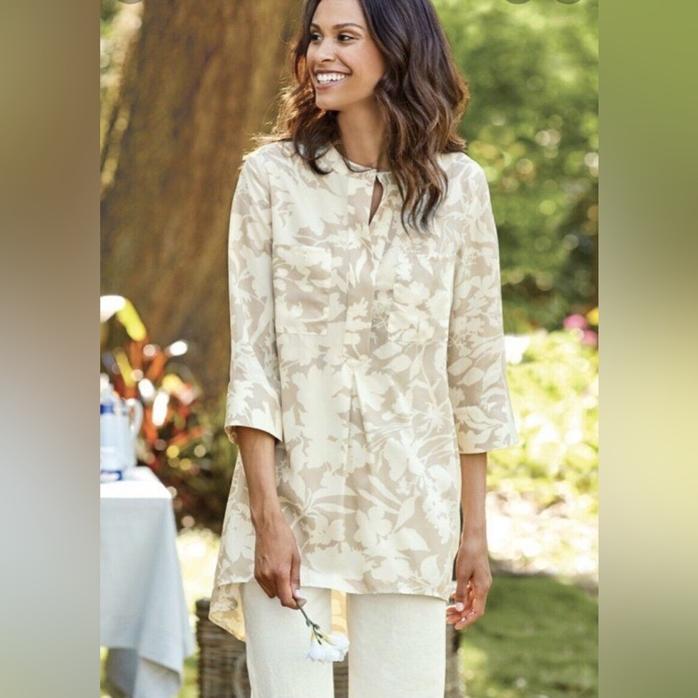 Soft Surroundings Roselyn Tunic Size Small